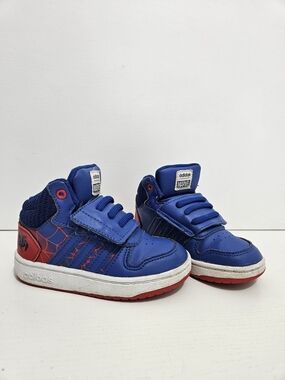 Adidas • Hoops Mid 2.0 Spiderman Shoes 7C